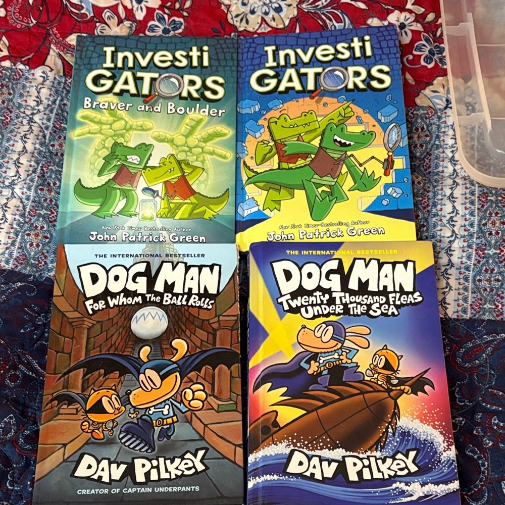 InvestiGators and Dog Man Book Set